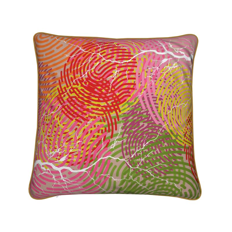 Fingerprint Lightning Cushion