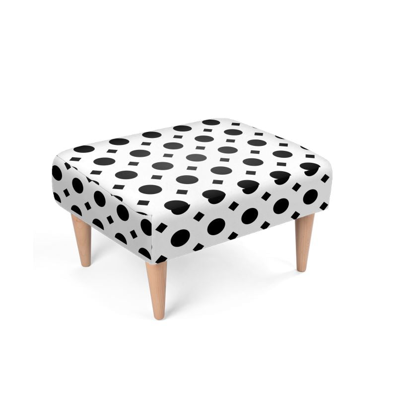 Domino Gold Footstool
