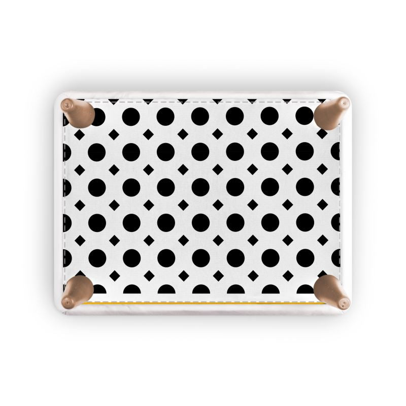 Domino Gold Footstool