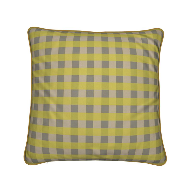 Gingham Handmade Cushion
