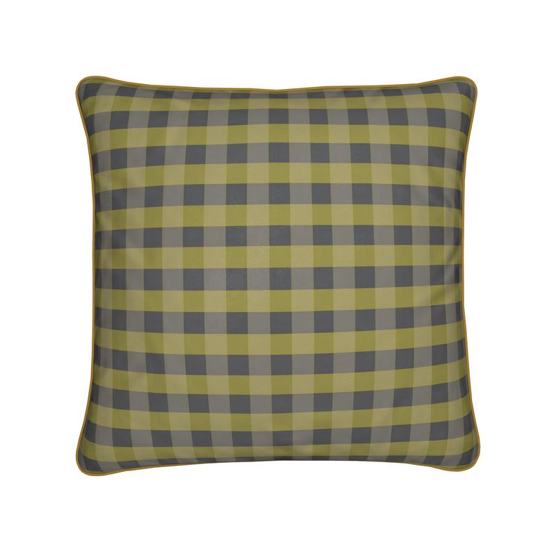 Gingham Handmade Cushion