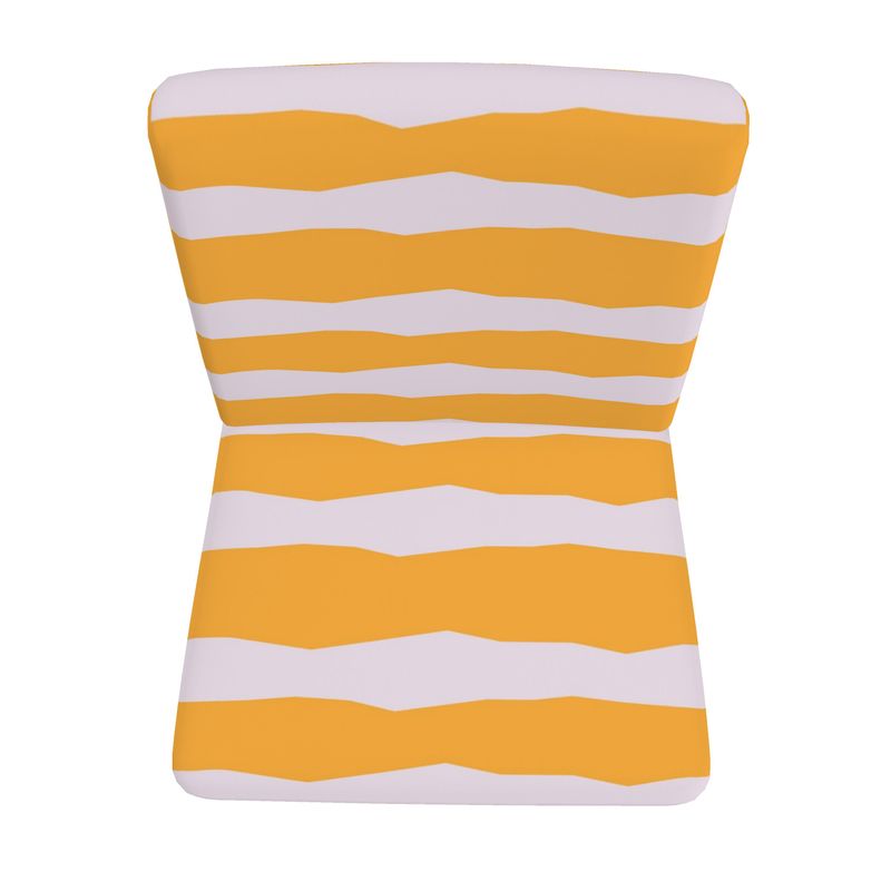 Stripes - Pause. pink yellow top view