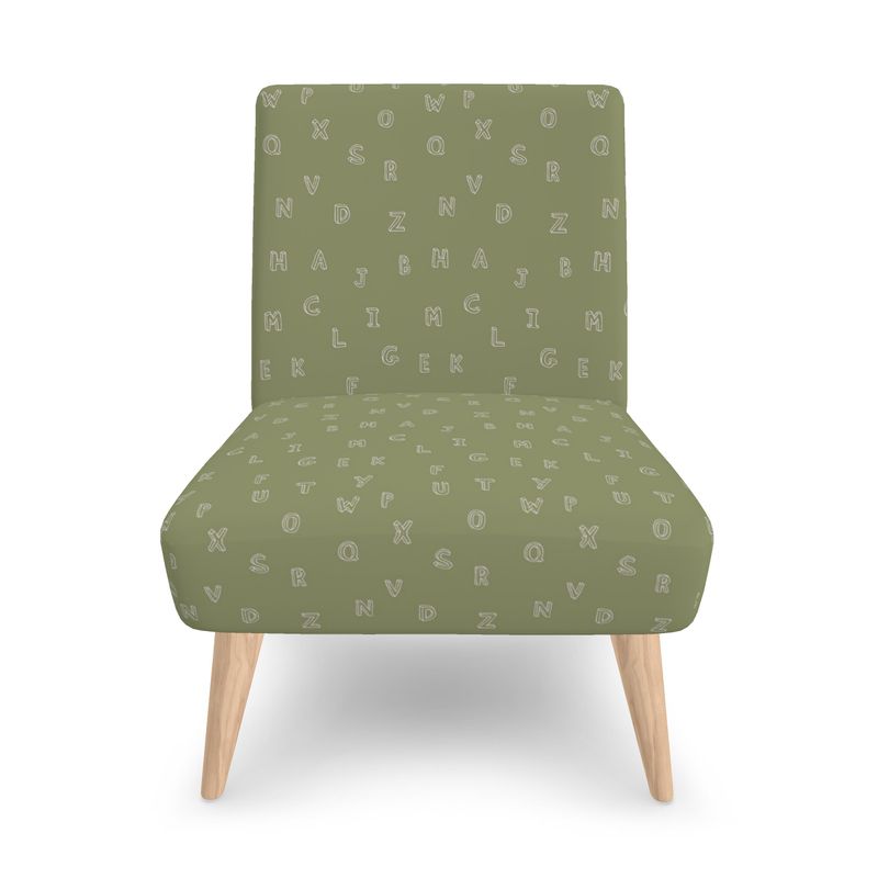 Alphabet Green - Pause. front view