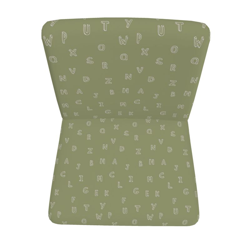 Alphabet Green - Pause. top view