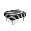 Zebra Footstool